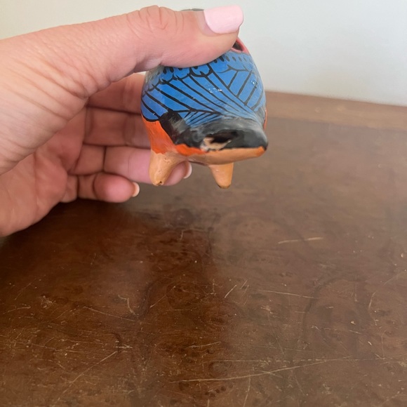 Vintage Hand Made Clay Parrot Whistle from Panama - Picture 7 of 7